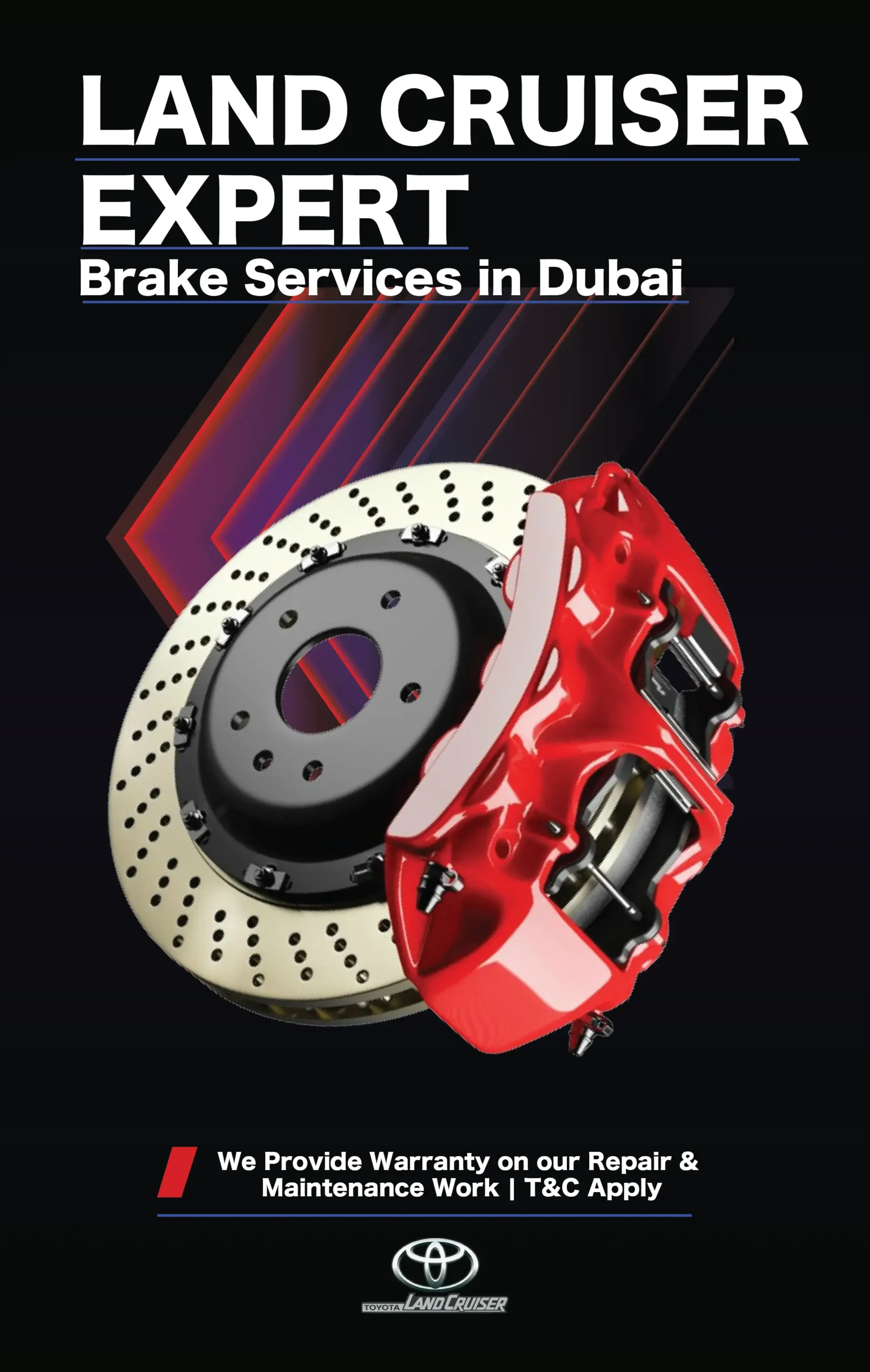 Land Cruiser Brake Repair Service in Dubai