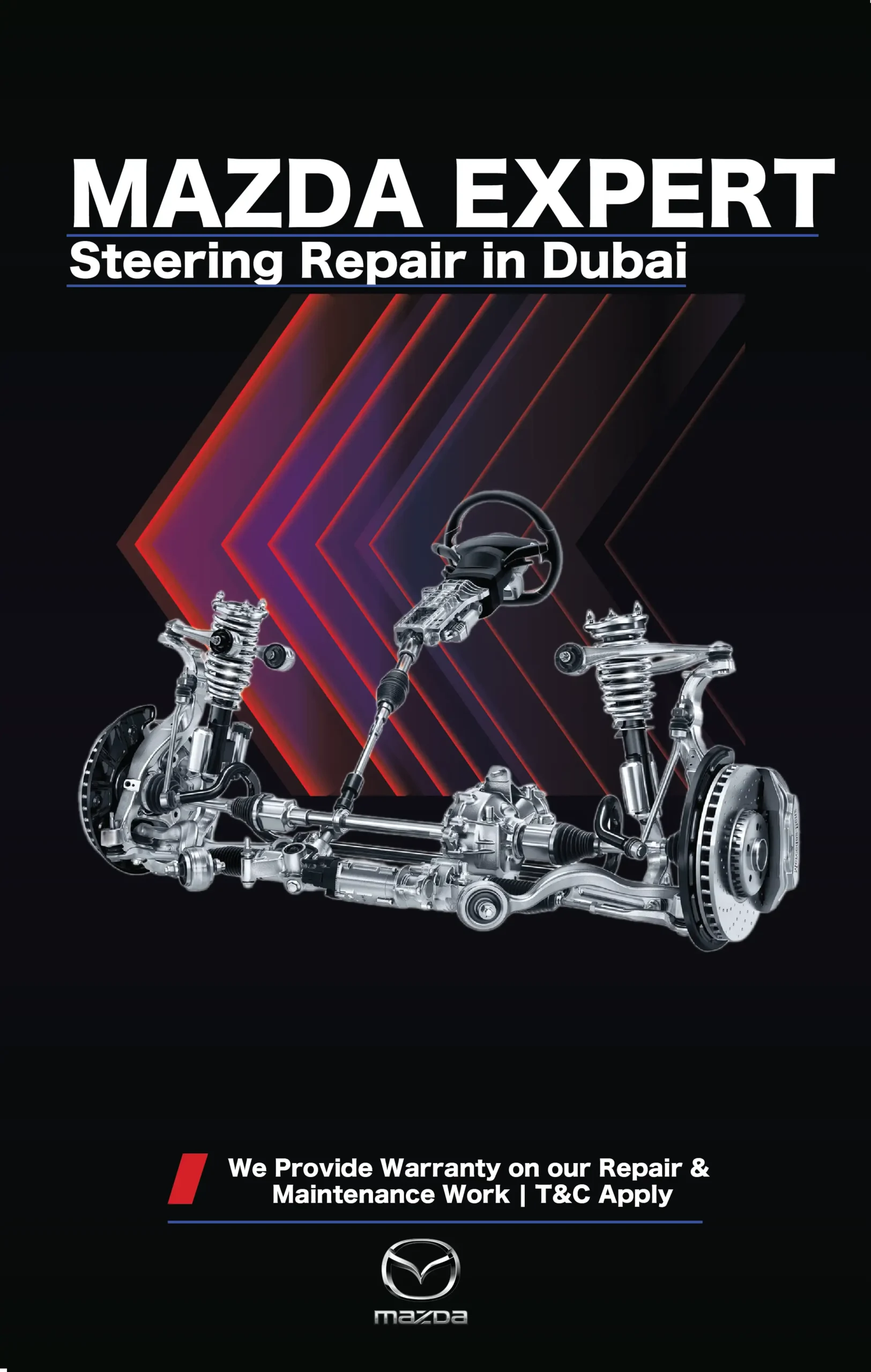 Mazda Steering Repair and Service in Dubai