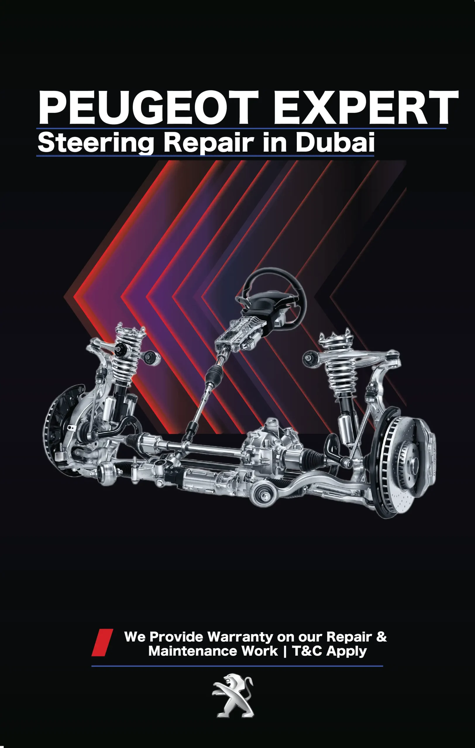 Peugeot Steering Repair and Service in Dubai