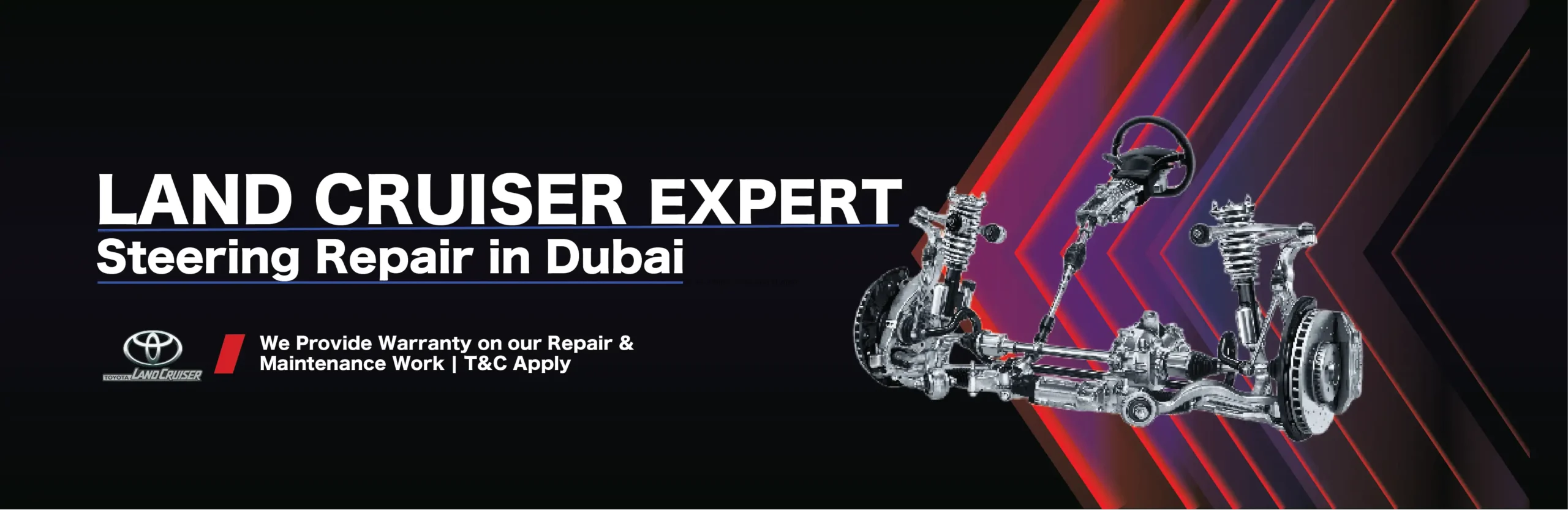 Land Cruiser Steering Repair and Service in Dubai: