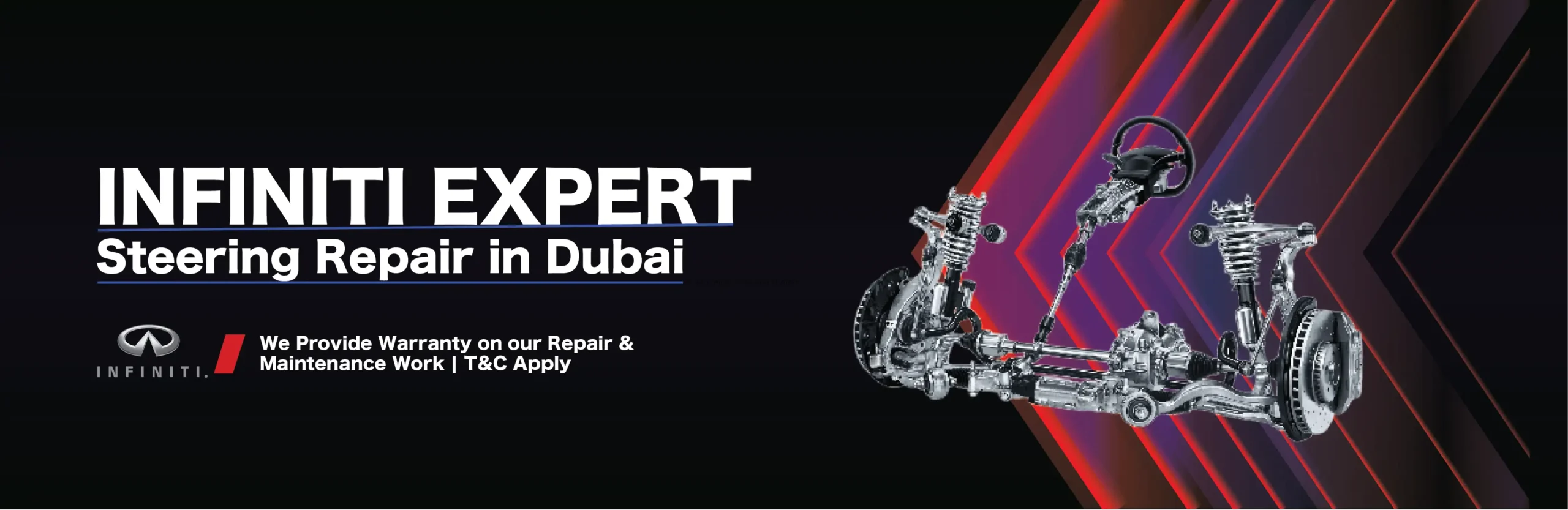 Infiniti Steering Repair and Service in Dubai