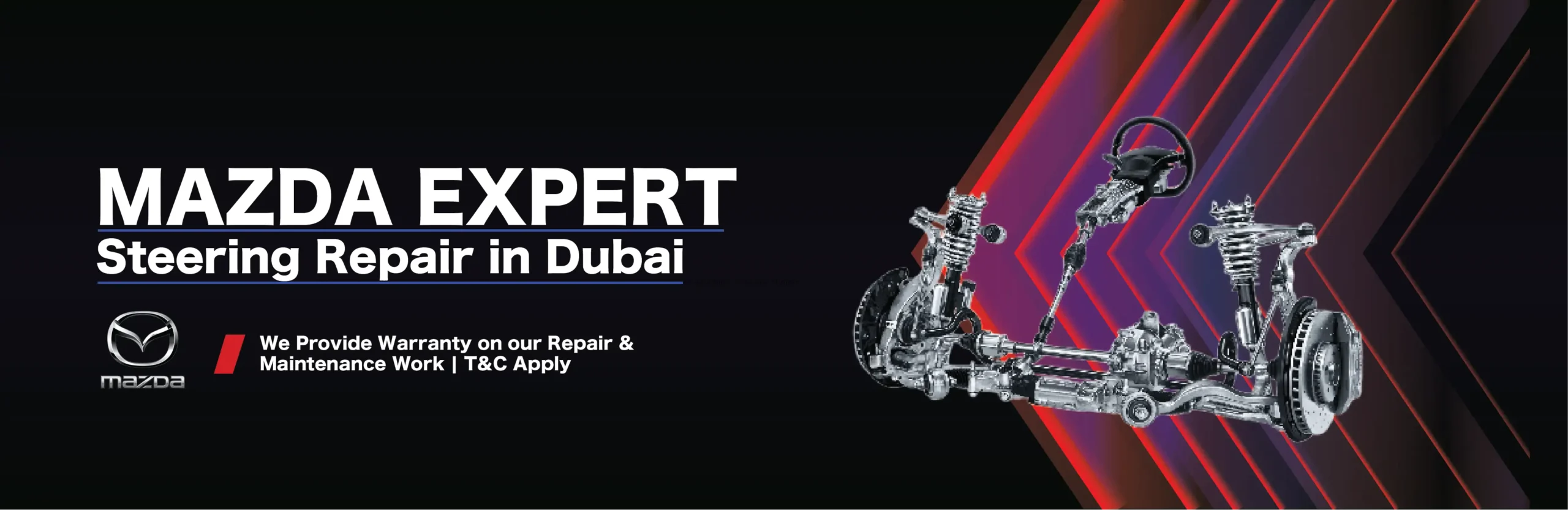 Mazda Steering Repair and Service in Dubai