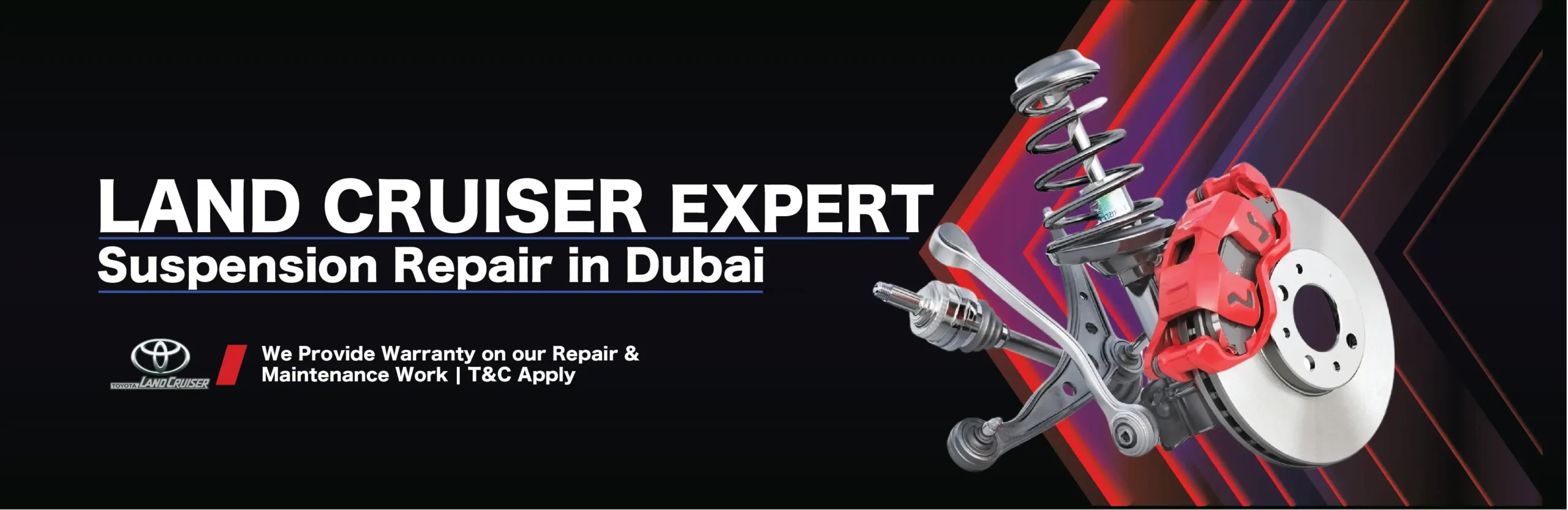 Land Cruiser Suspension Repair in Dubai