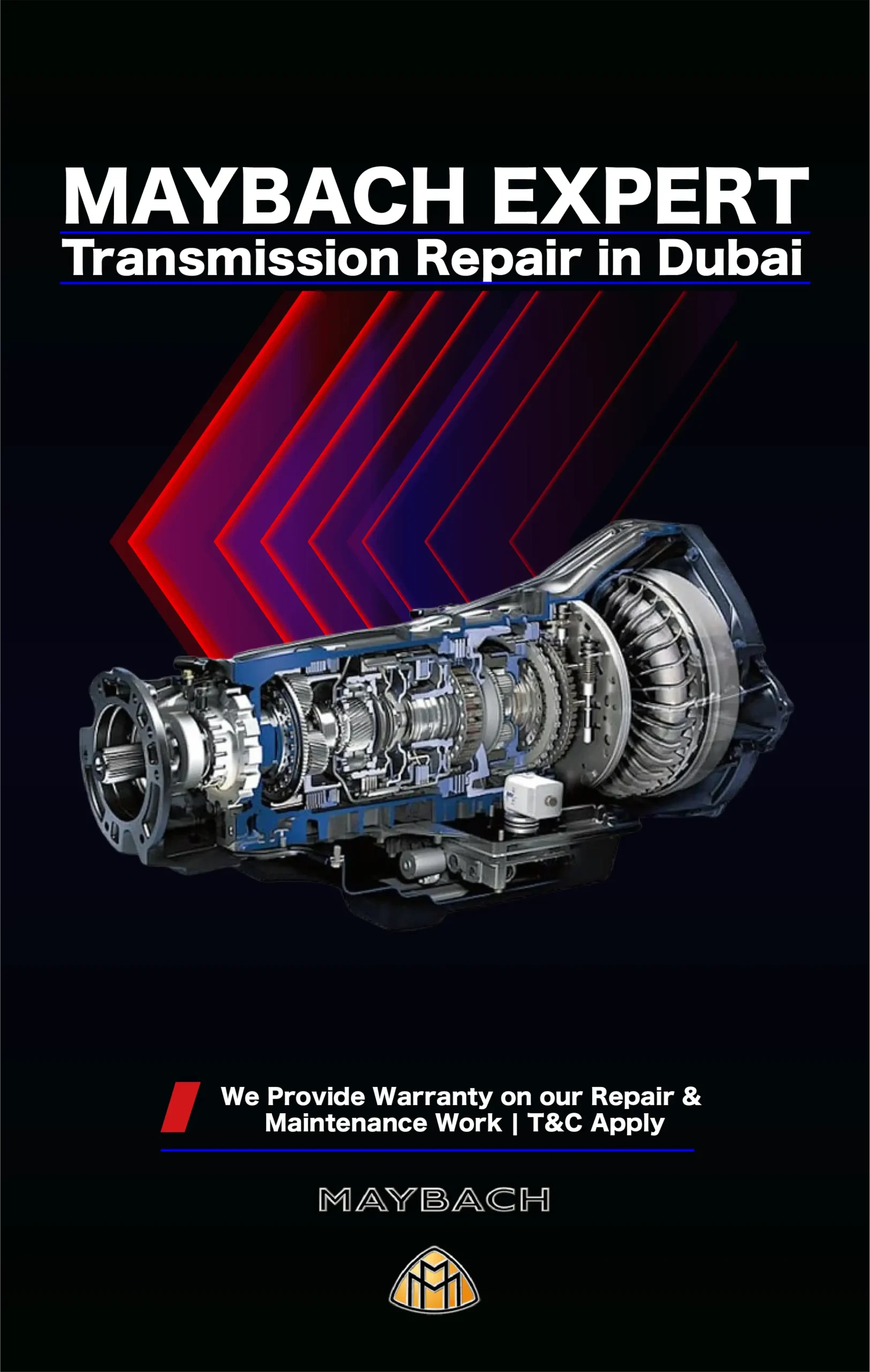 Maybach Transmission Repair in Dubai