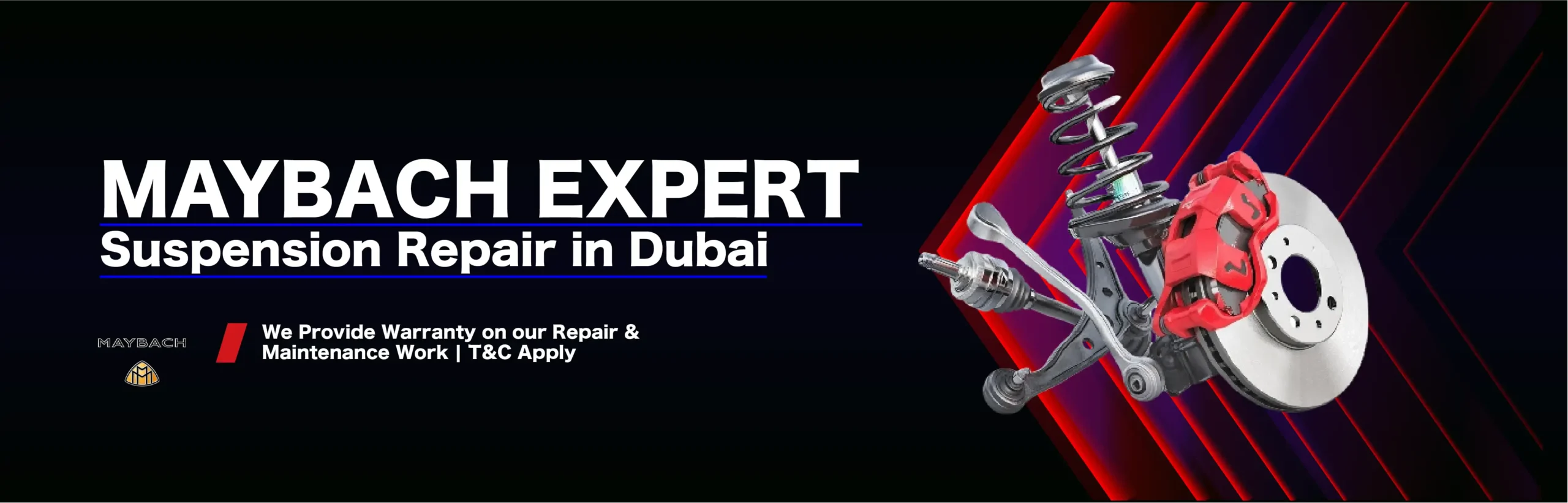 Maybach Suspension Repair in Dubai