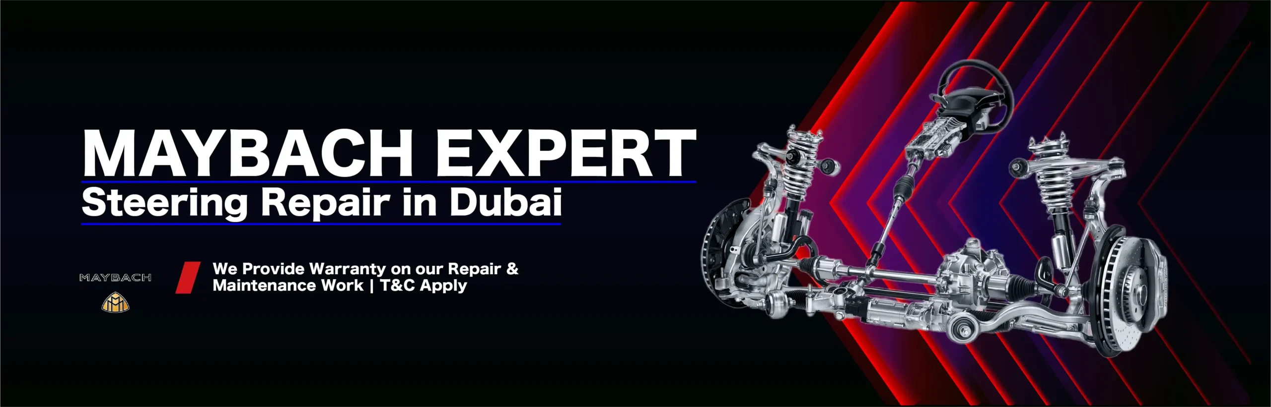 Maybach Steering Repair in Dubai