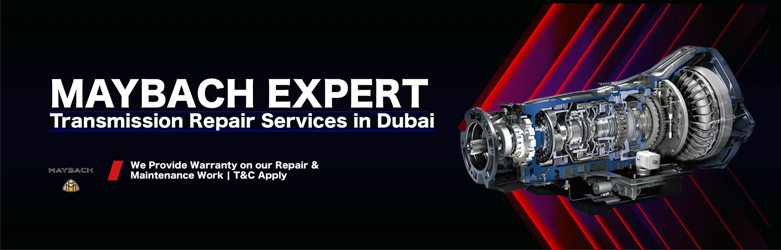 Maybach Transmission Repair in Dubai