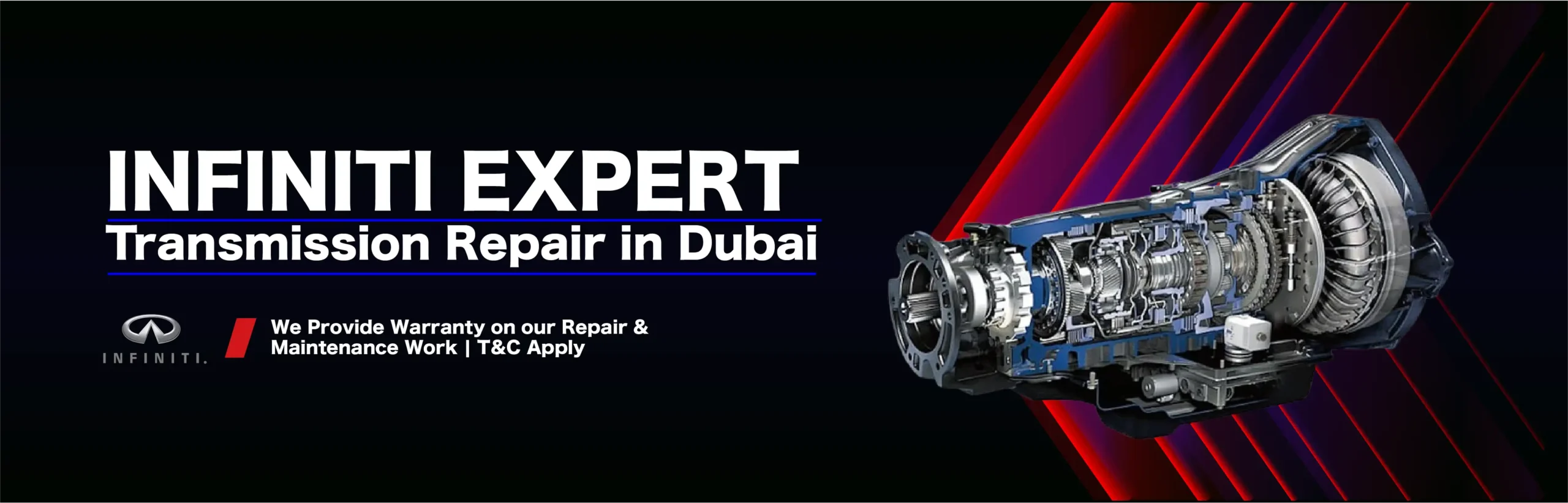 Expert Infiniti Transmission Repair Services in Dubai