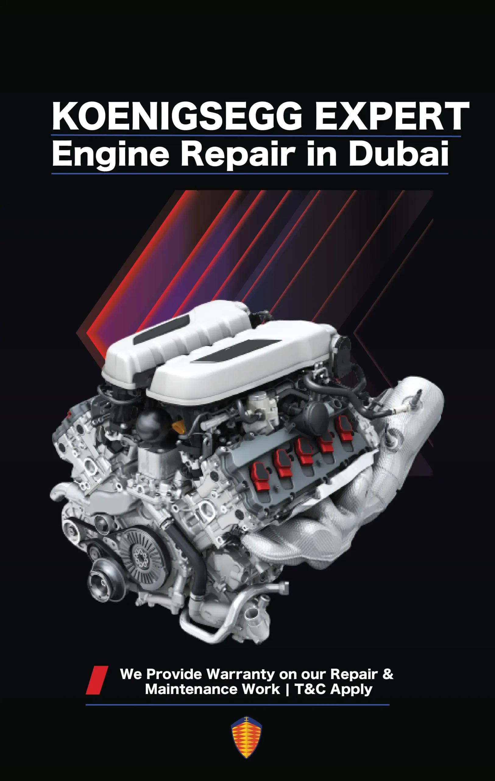 Expert Koeingsegg Engine Repair Services in Dubai