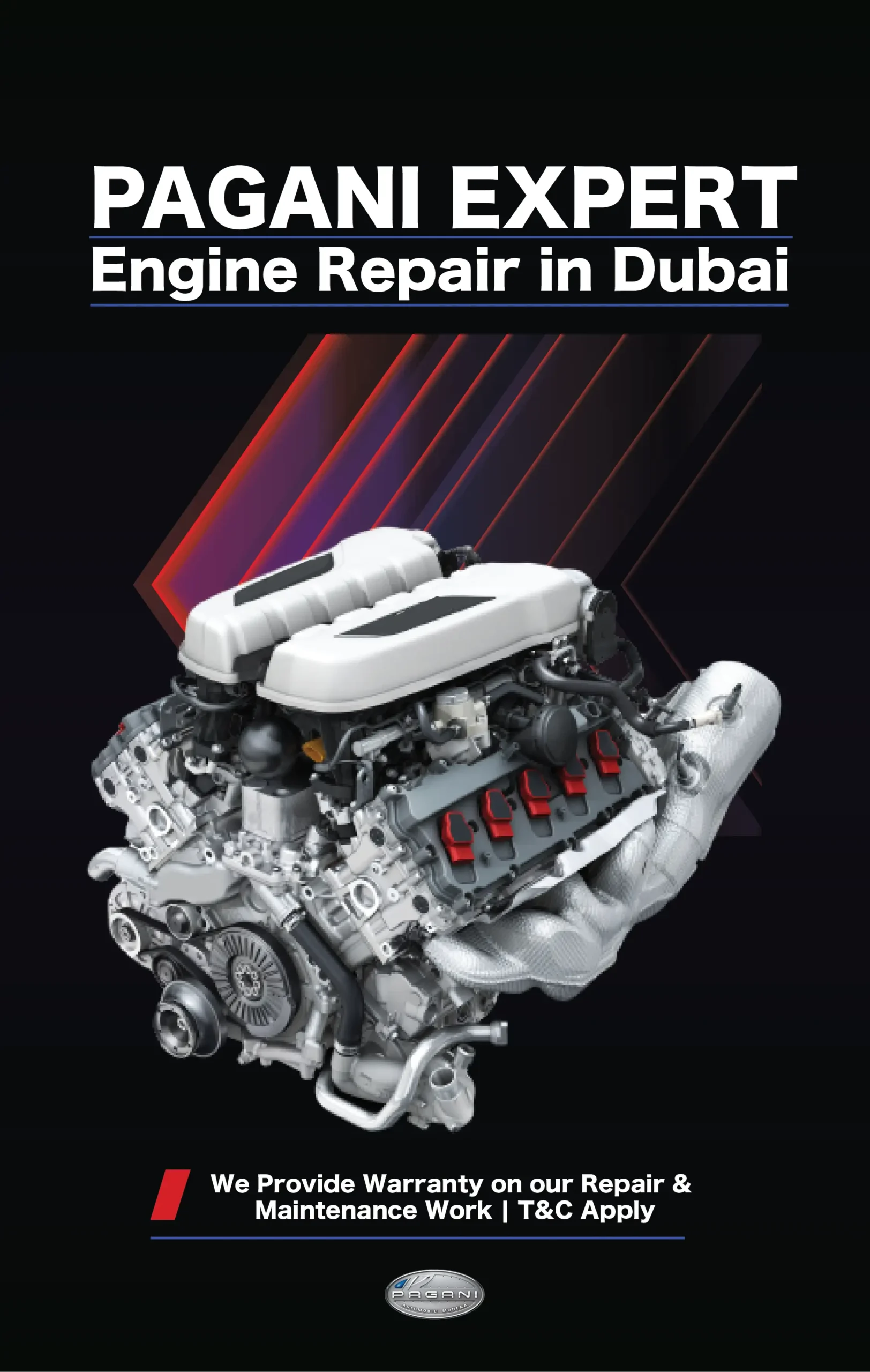 Expert Pagani Engine Repair Services in Dubai