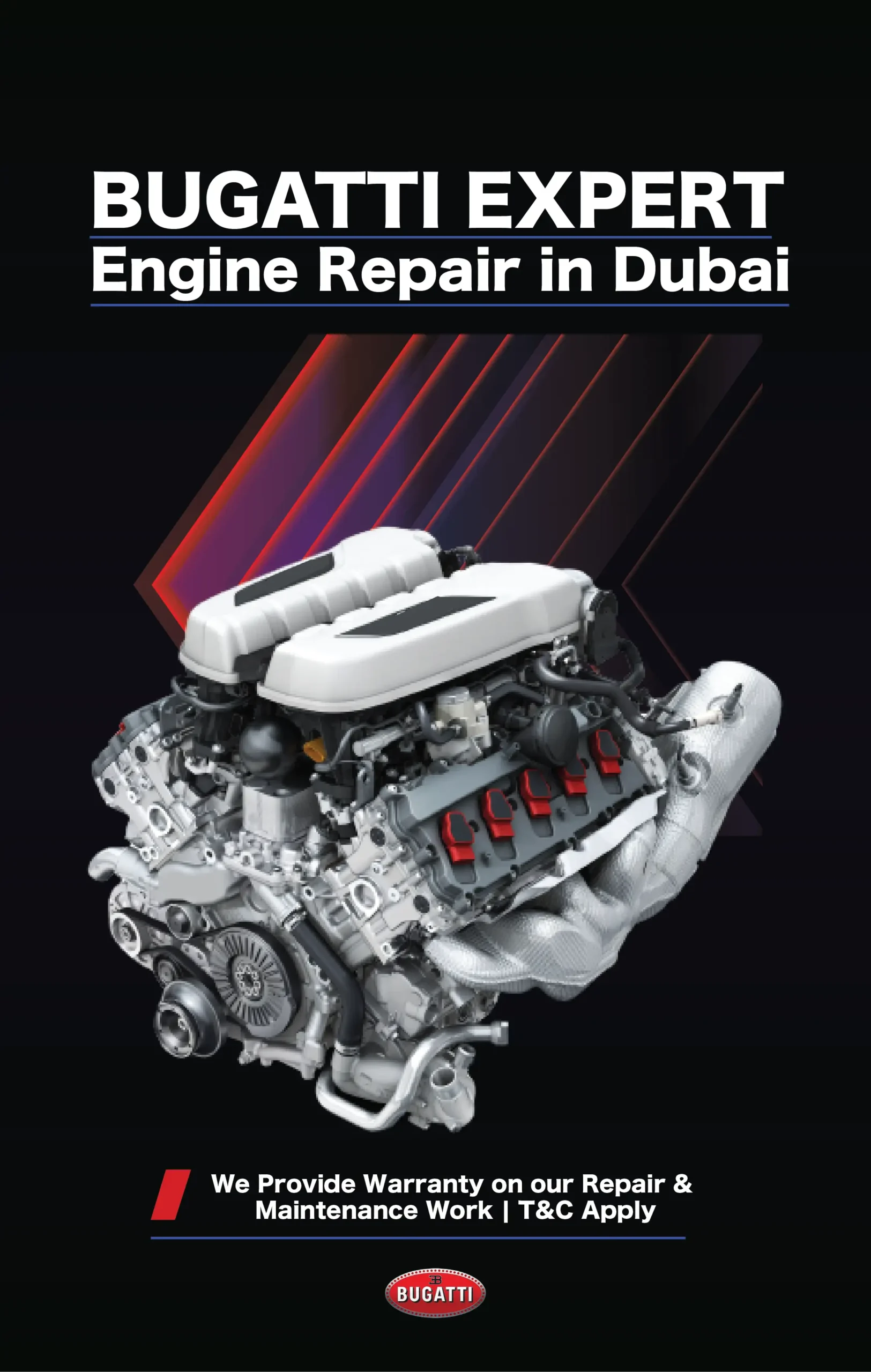 Expert Bugatti Engine Repair Services in Dubai