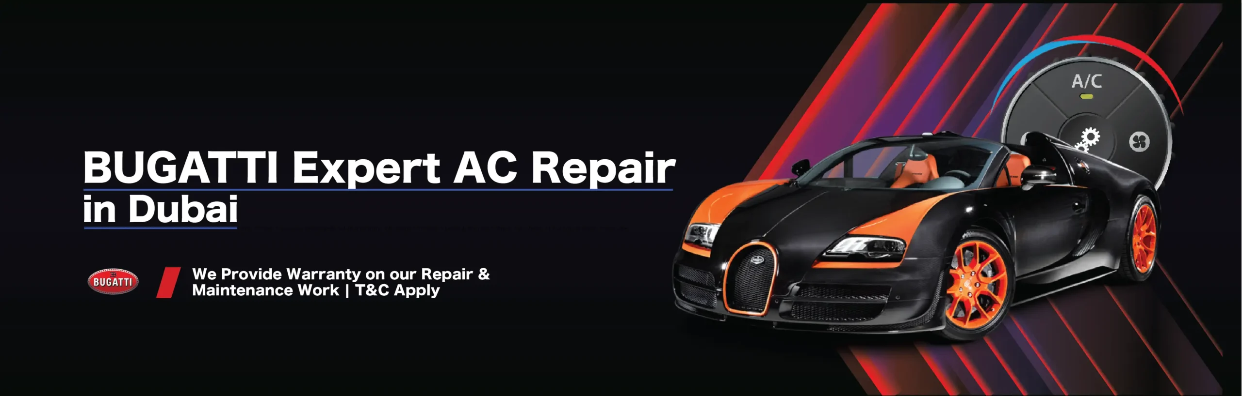 Bugatti AC Repair and Service in Dubai