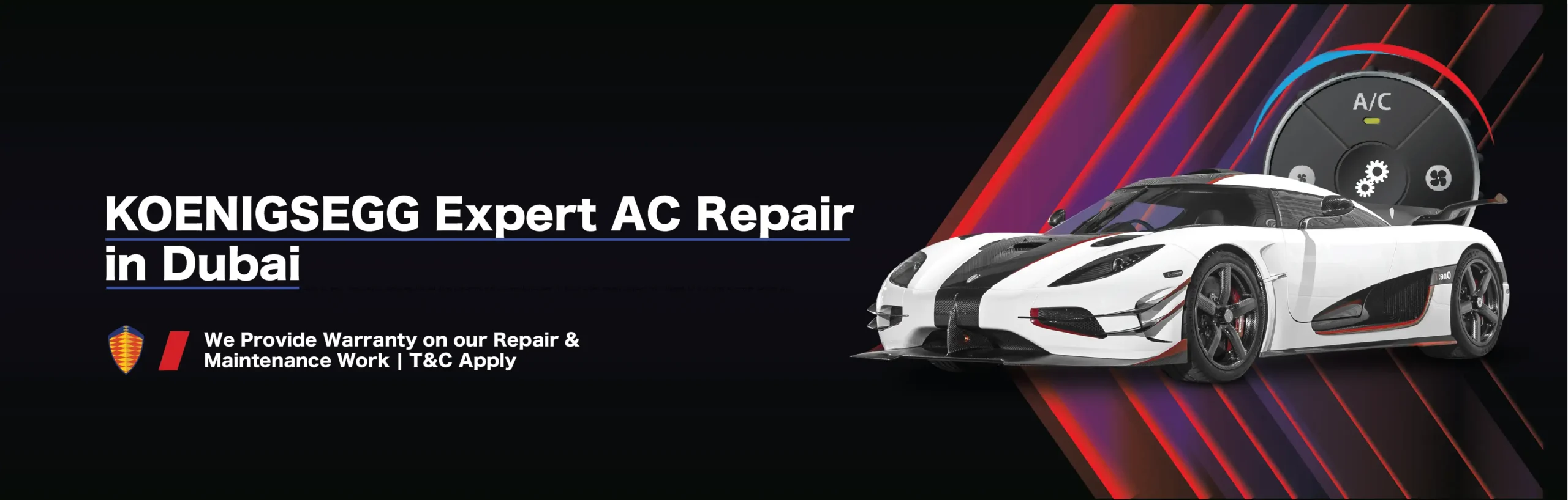 Koenigsegg AC Repair and Service in Dubai