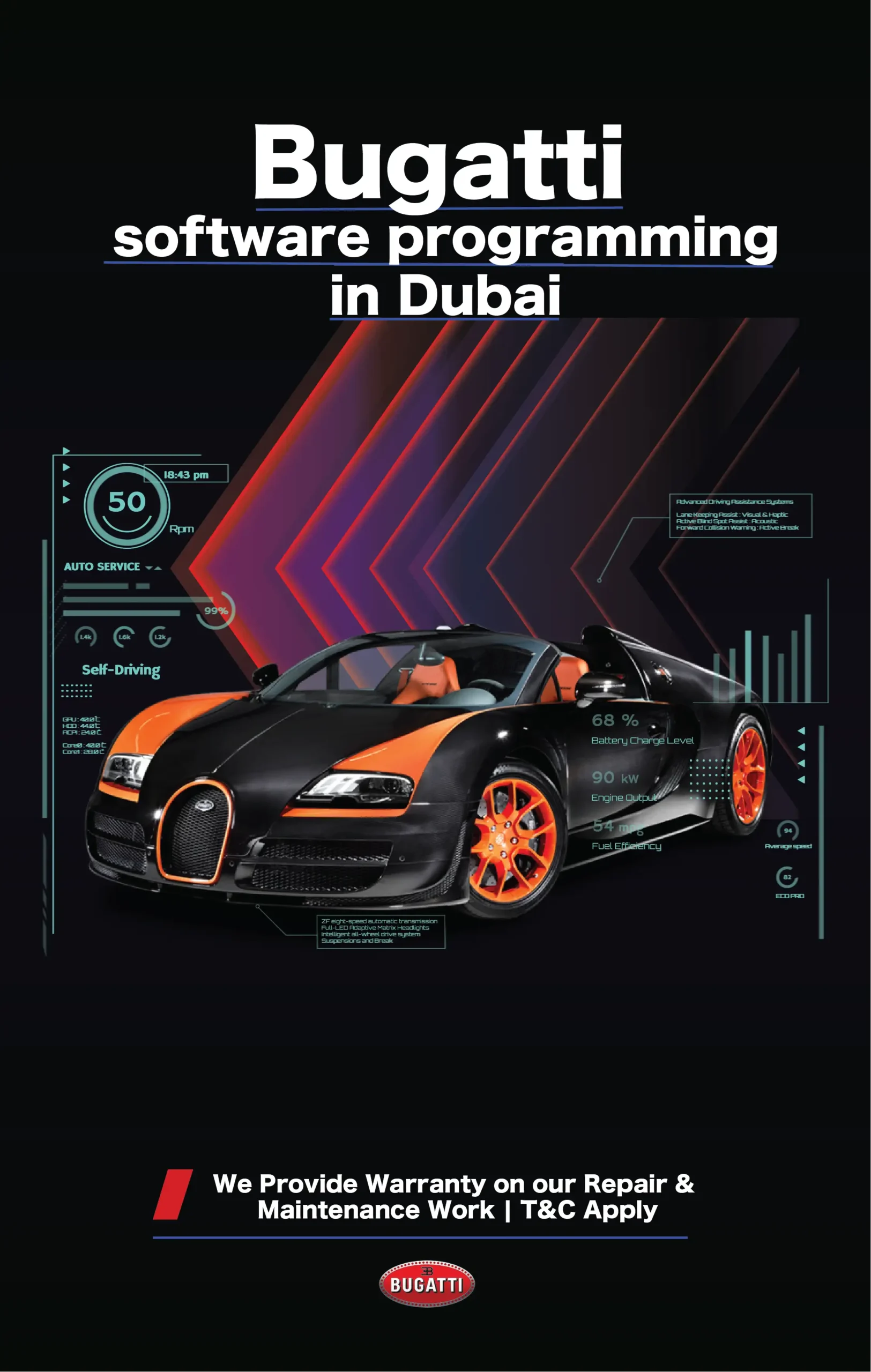 Bugatti Software Programming Services in Dubai