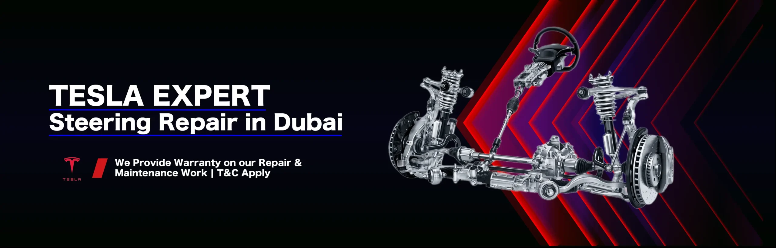 Tesla Steering Repair and Service in Dubai