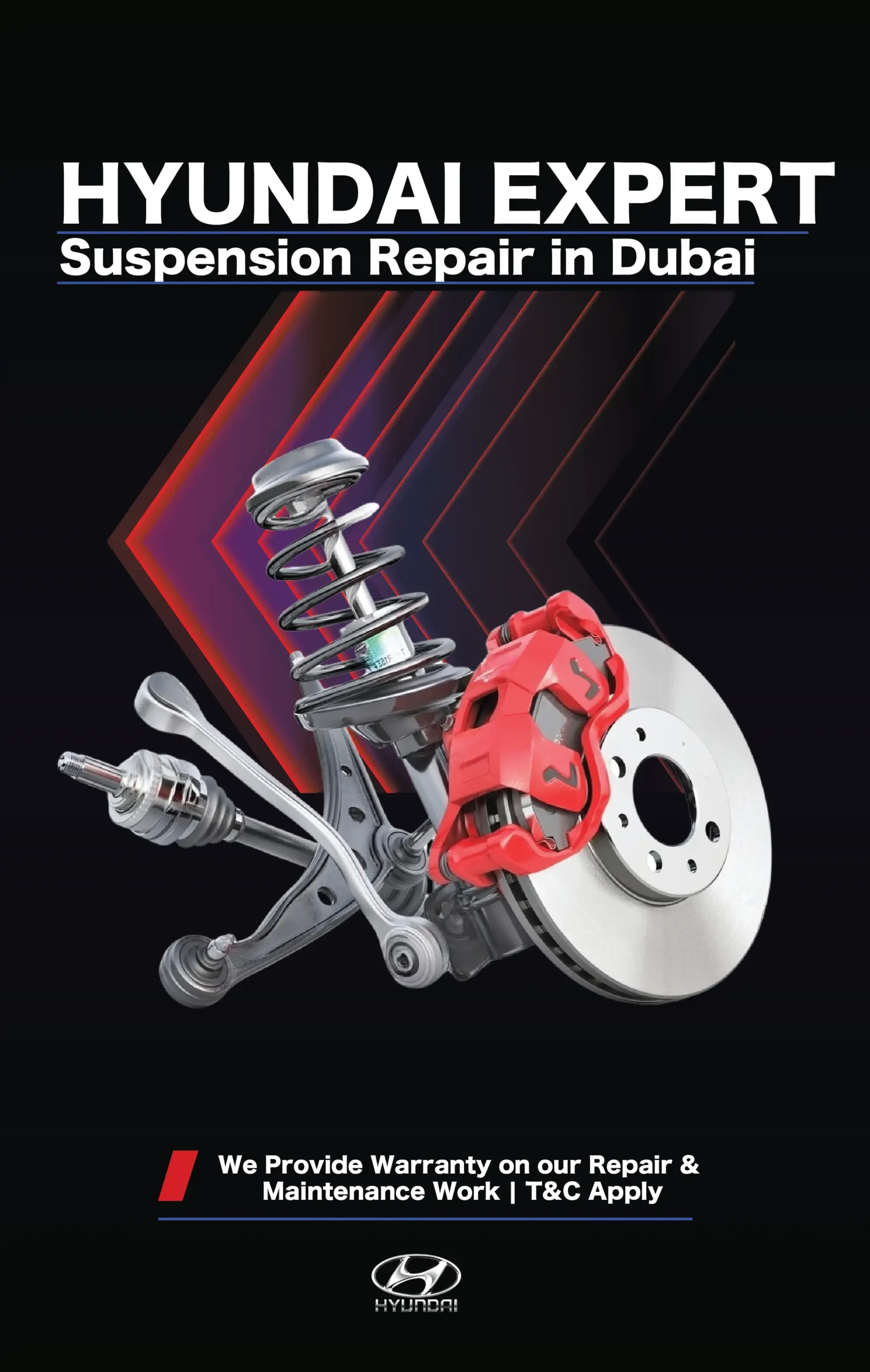 Hyundai Suspension Repair and Replacement in Dubai