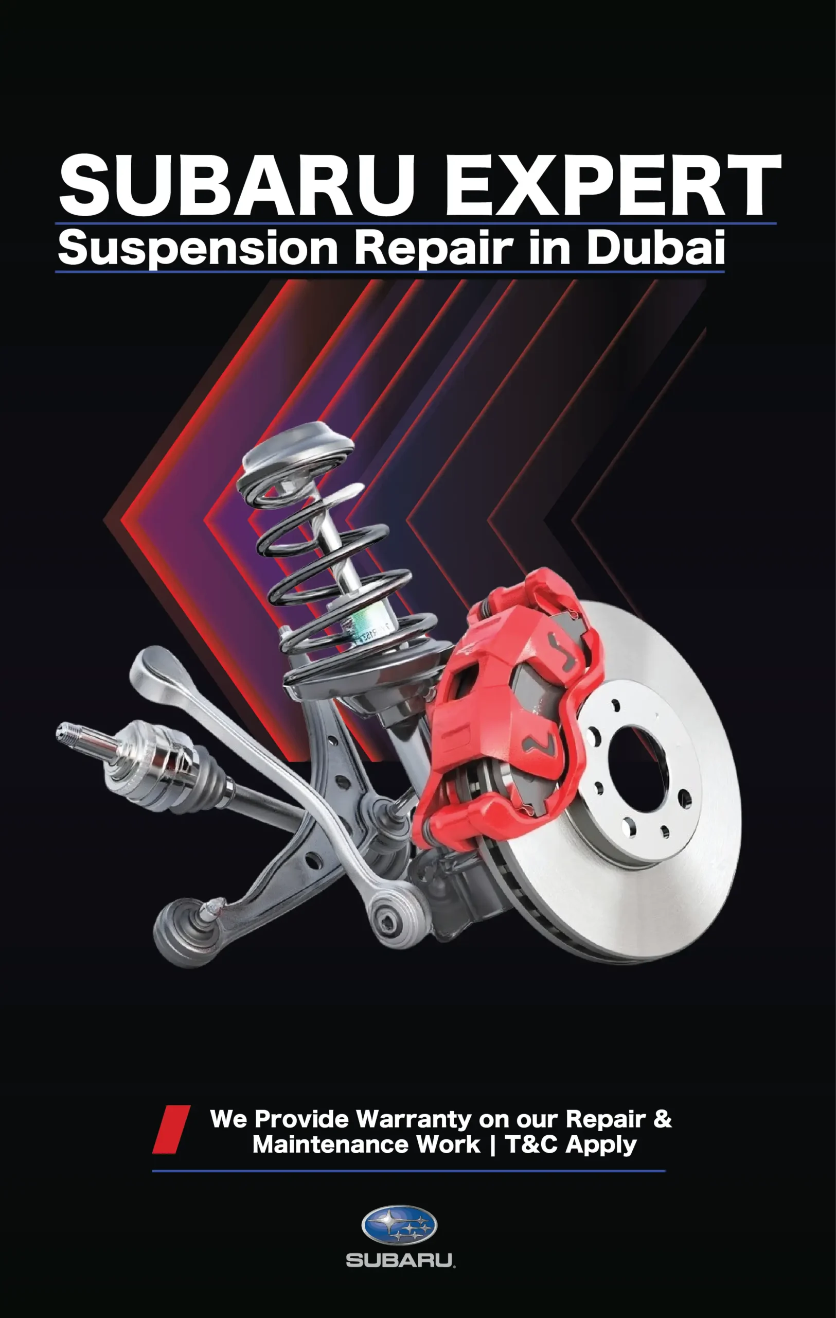Subaru Suspension Repair and Replacement in Dubai