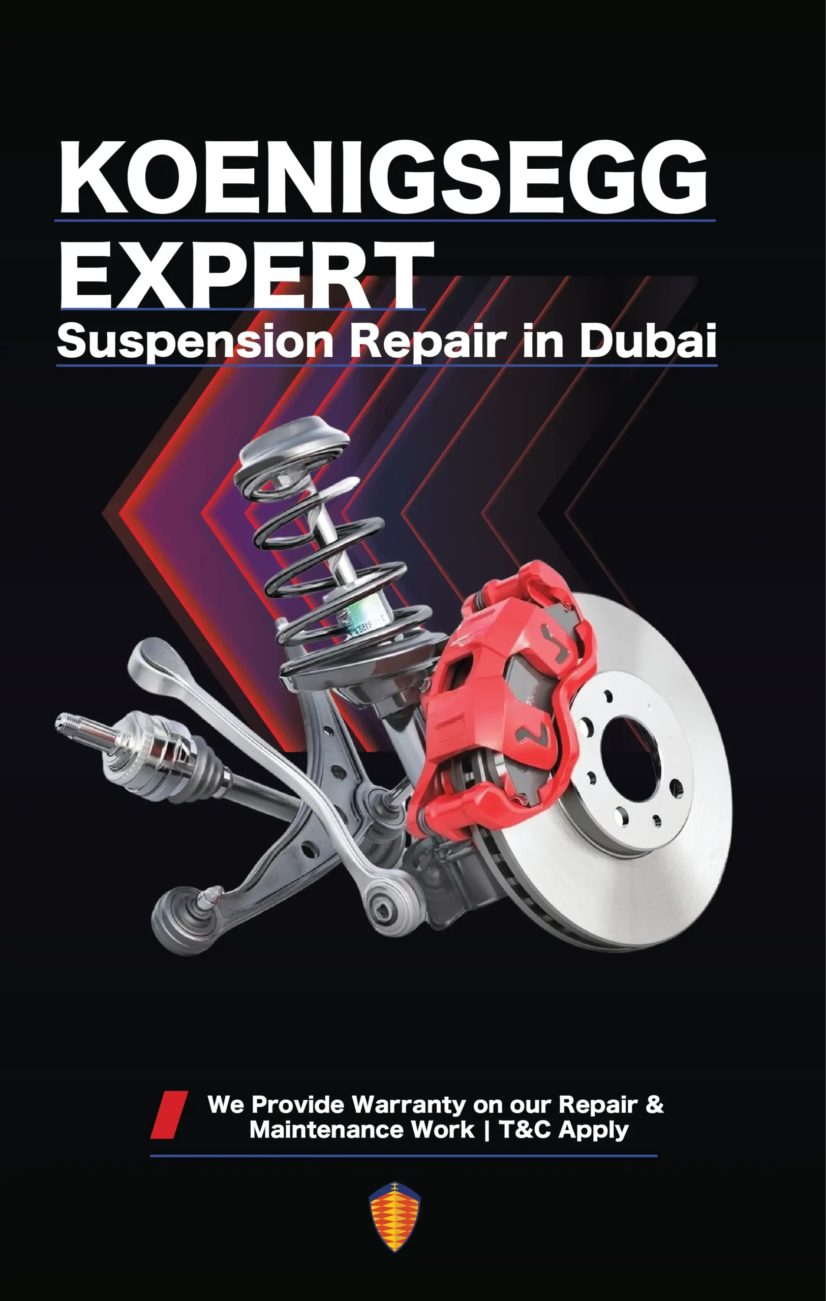 Koenigsegg Suspension Repair and Replacement in Dubai