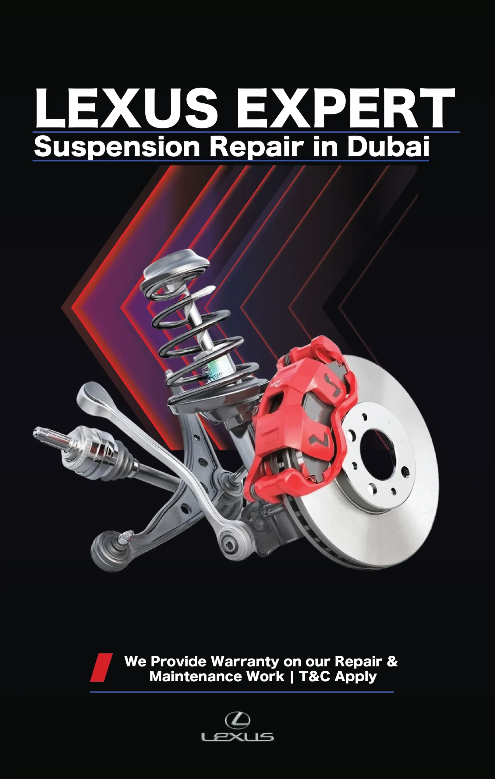 Lexus Suspension Repair and Replacement in Dubai