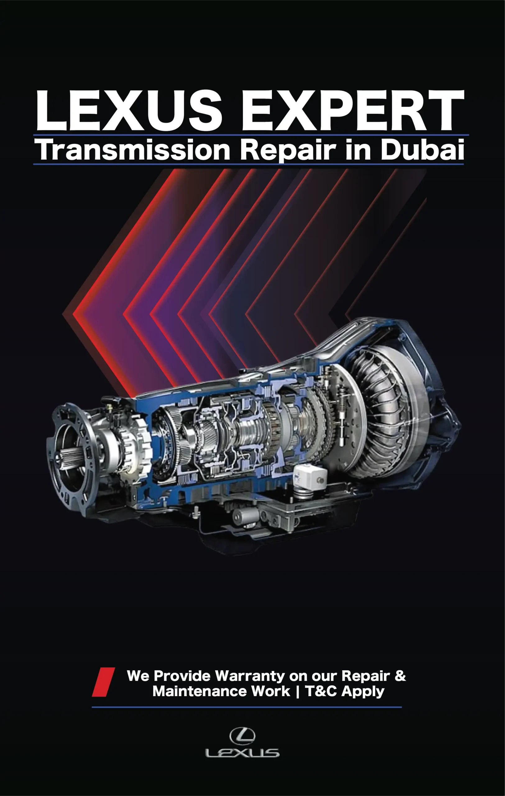 Lexus Transmission Repair Services in Dubai