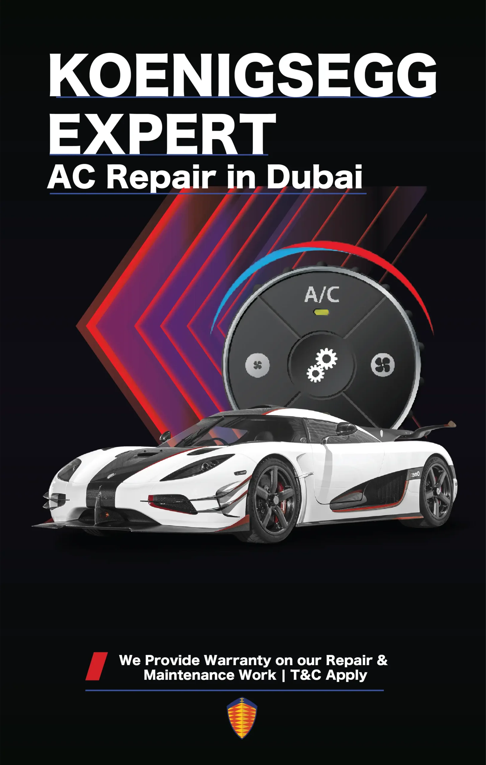 Koenigsegg AC Repair and Service in Dubai