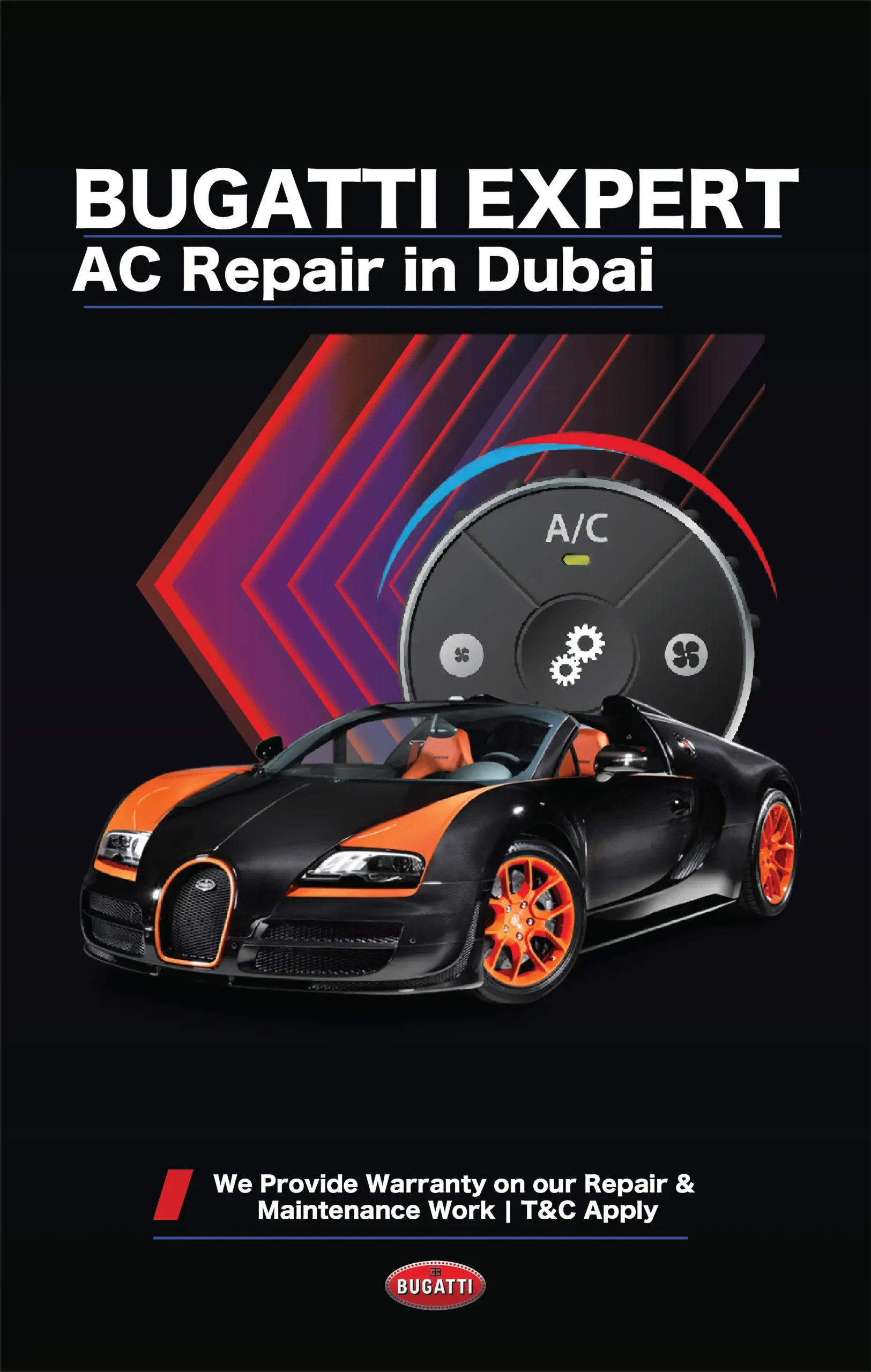 Bugatti AC Repair and Service in Dubai