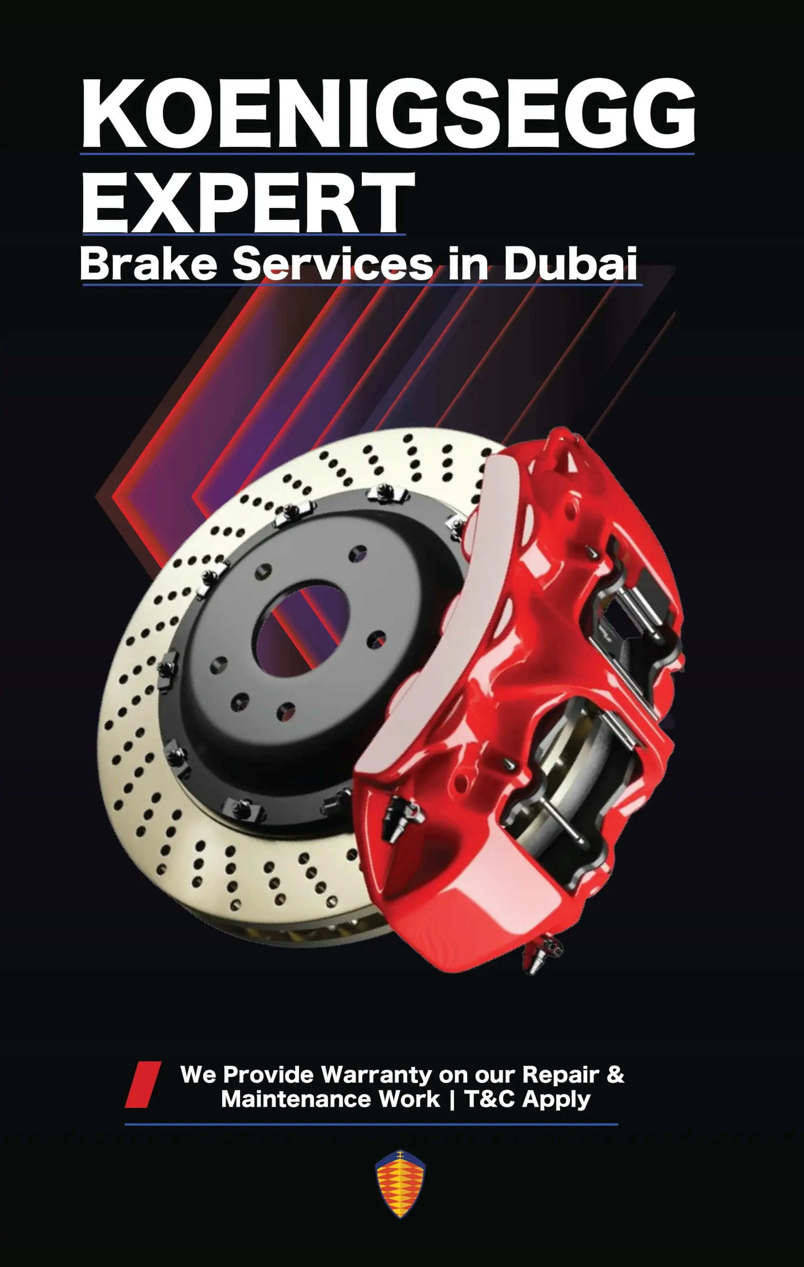 Koenigsegg Brake Repair Service in Dubai