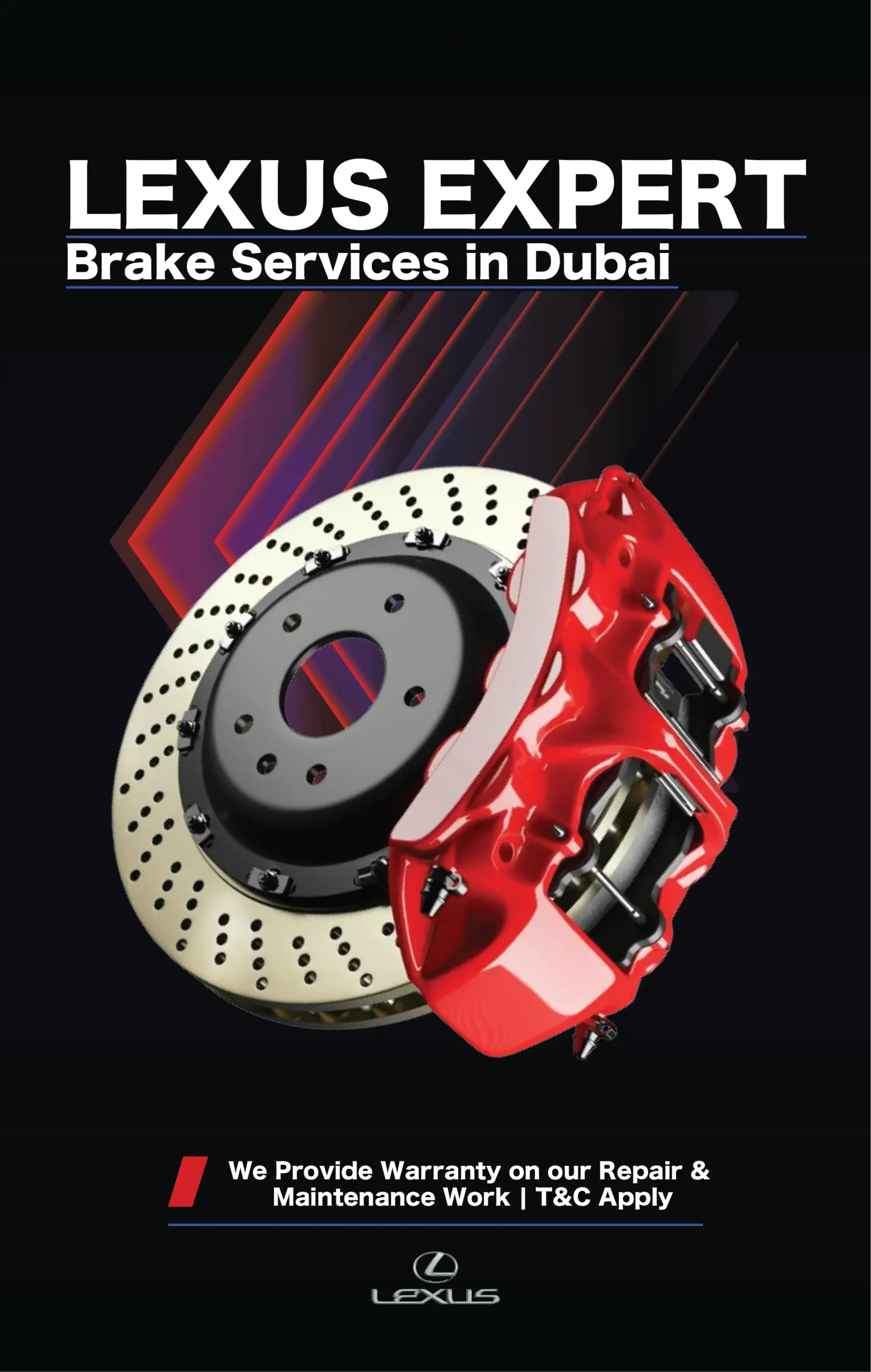 Expert Lexus Brake Service in Dubai