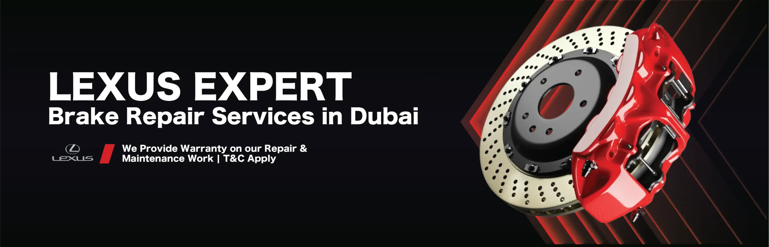 Expert Lexus Brake Service in Dubai