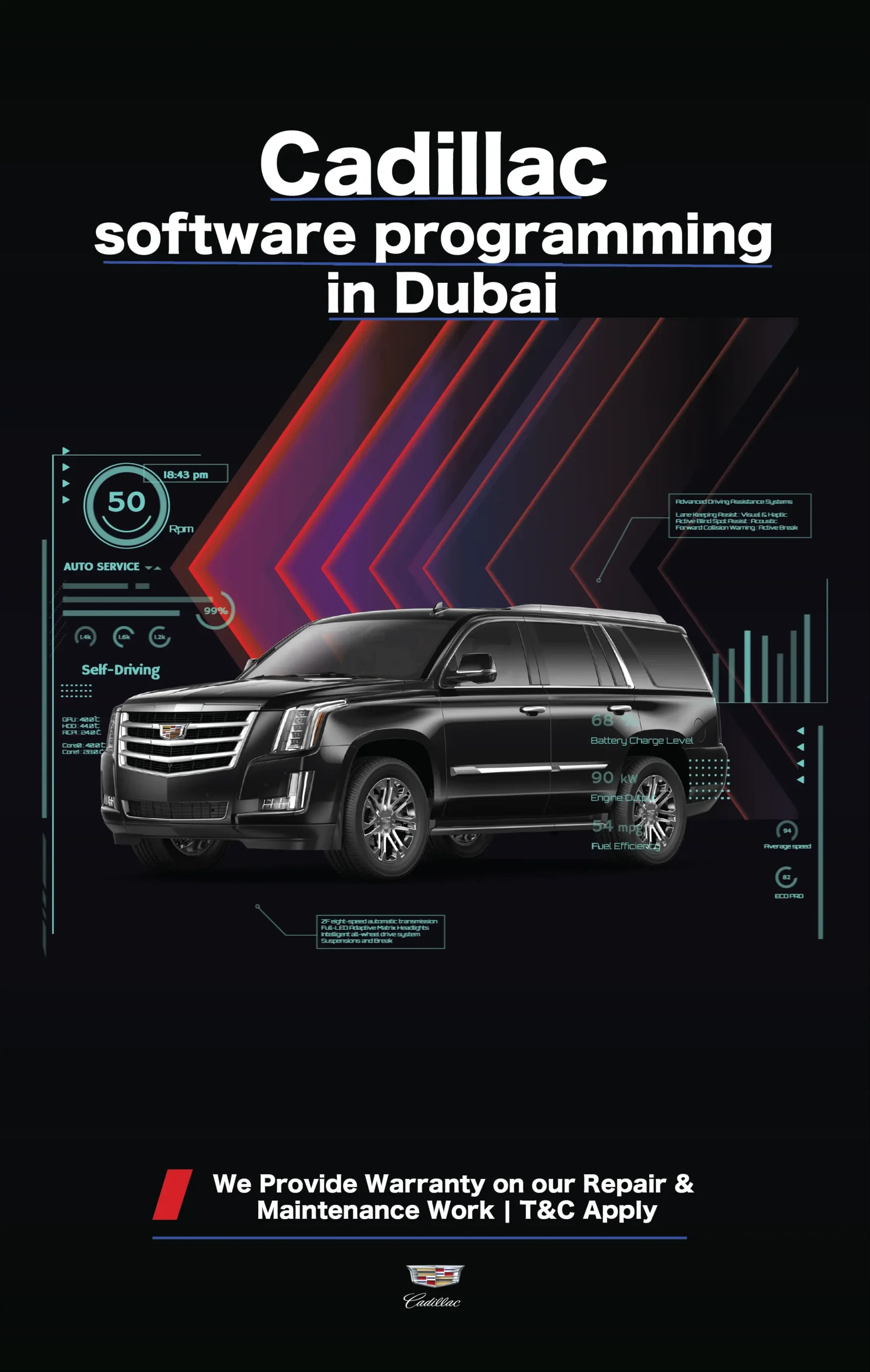 Cadillac Software Programming Services in Dubai