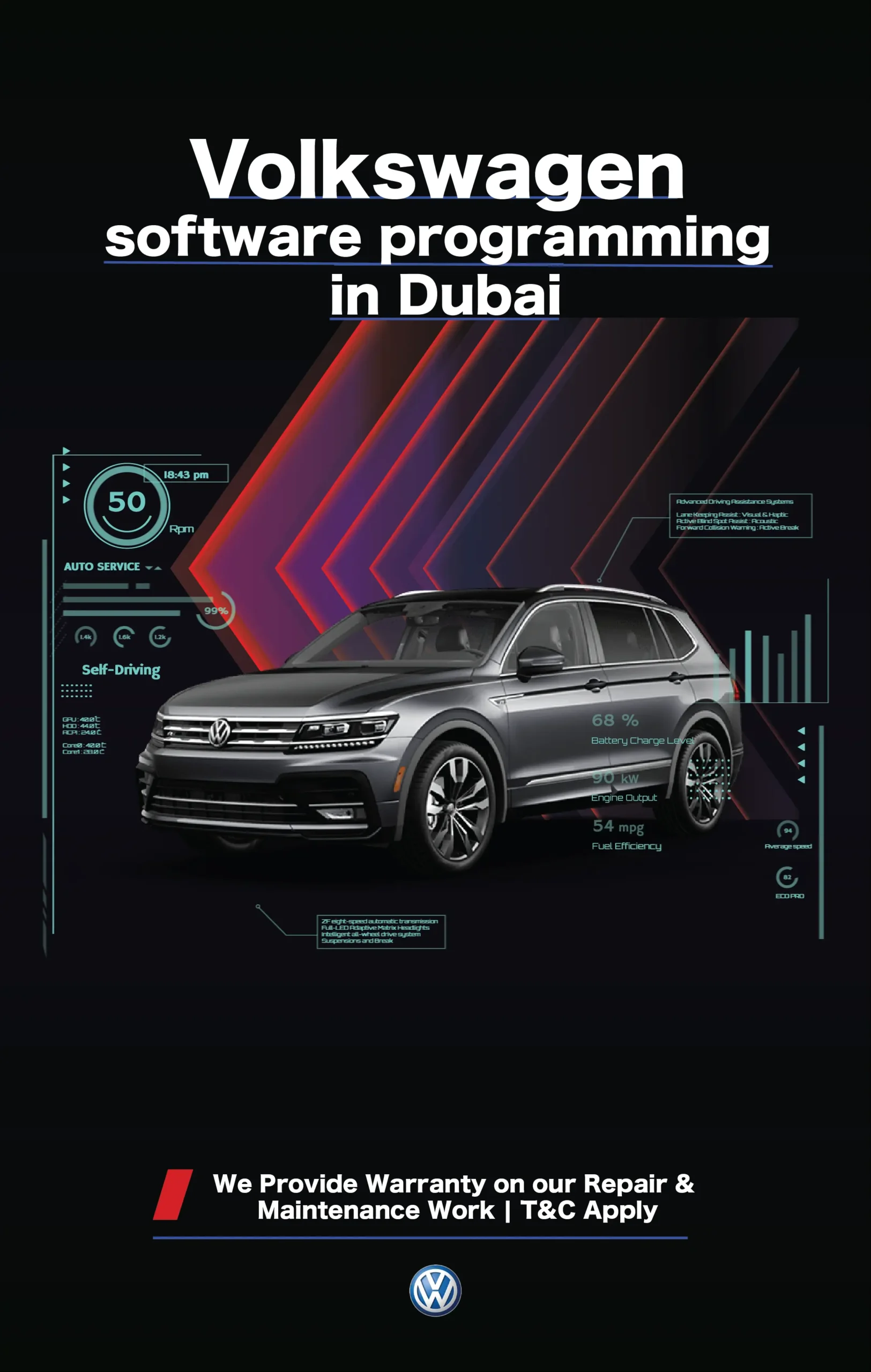 Volkswagen Software Programming Services in Dubai