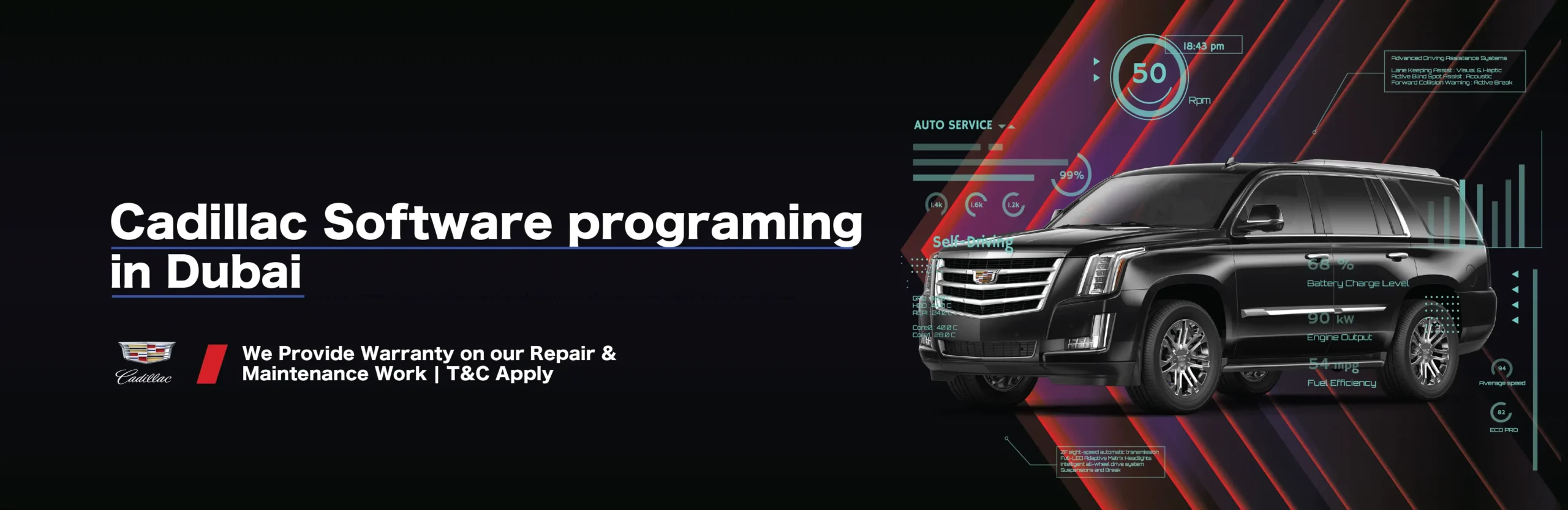 Cadillac Software Programming Services in Dubai