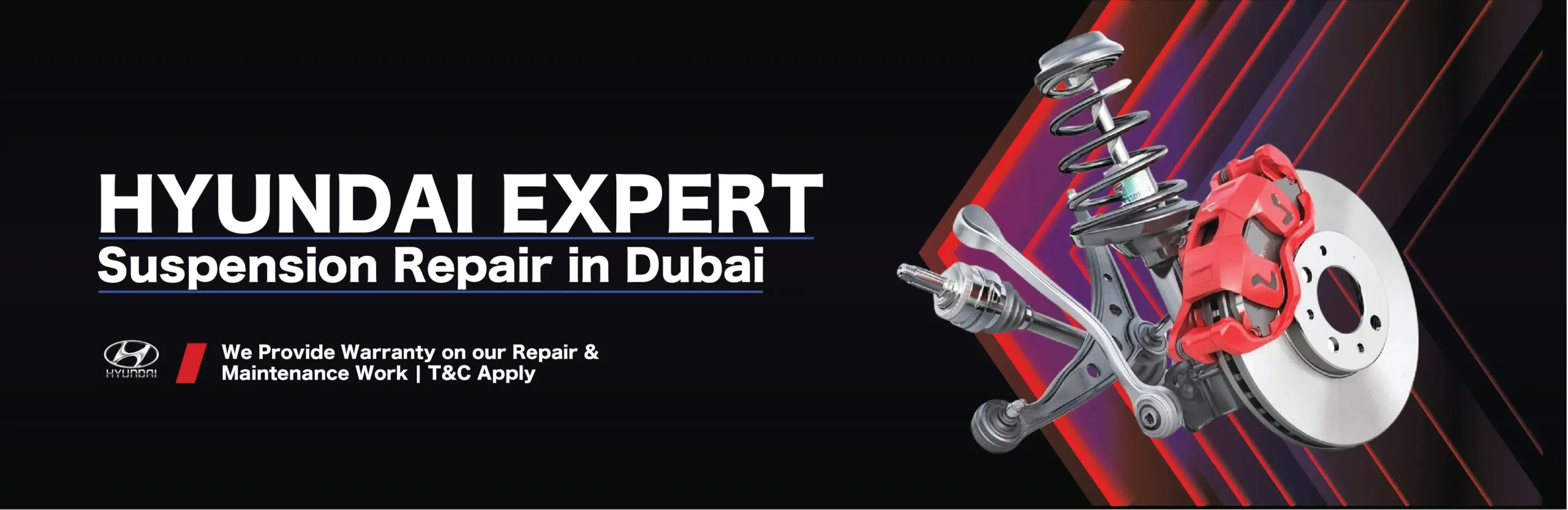 Hyundai Suspension Repair and Replacement in Dubai