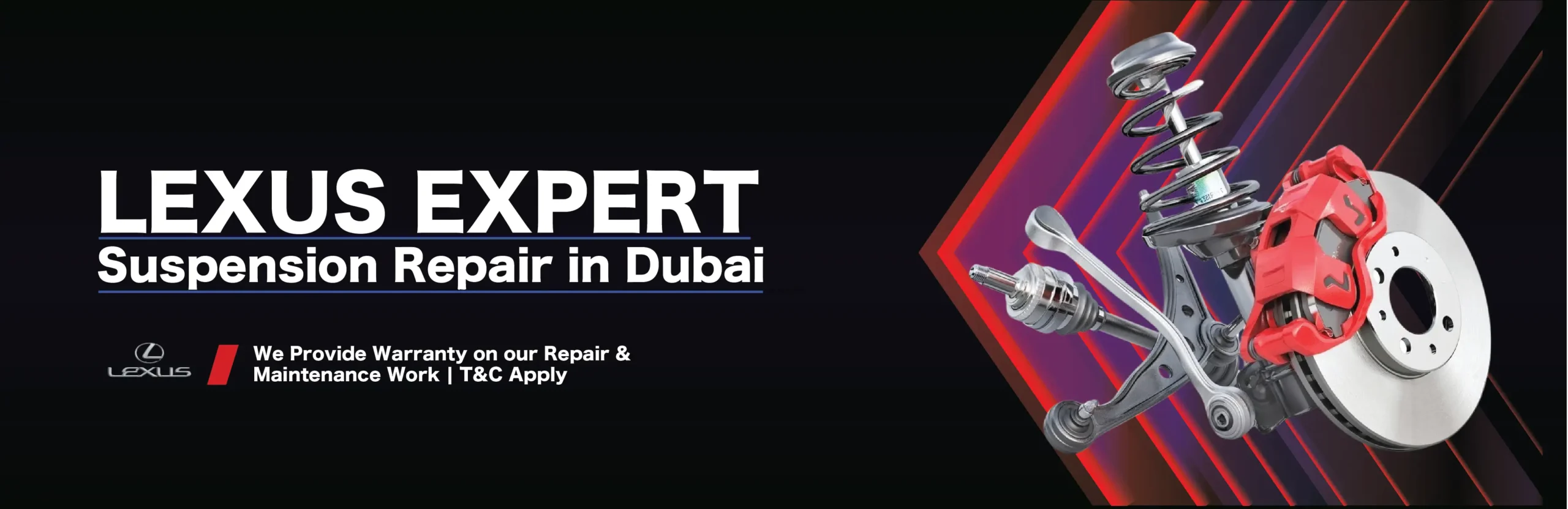 Lexus Suspension Repair and Replacement in Dubai