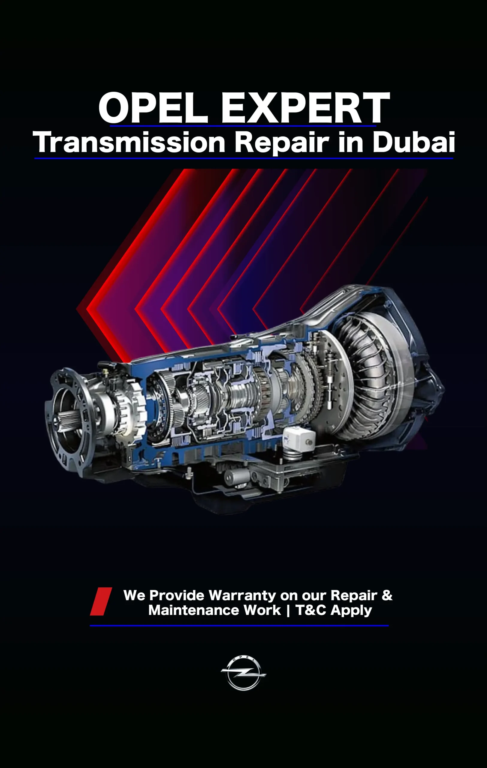 Expert Opel Transmission Repair Services in Dubai