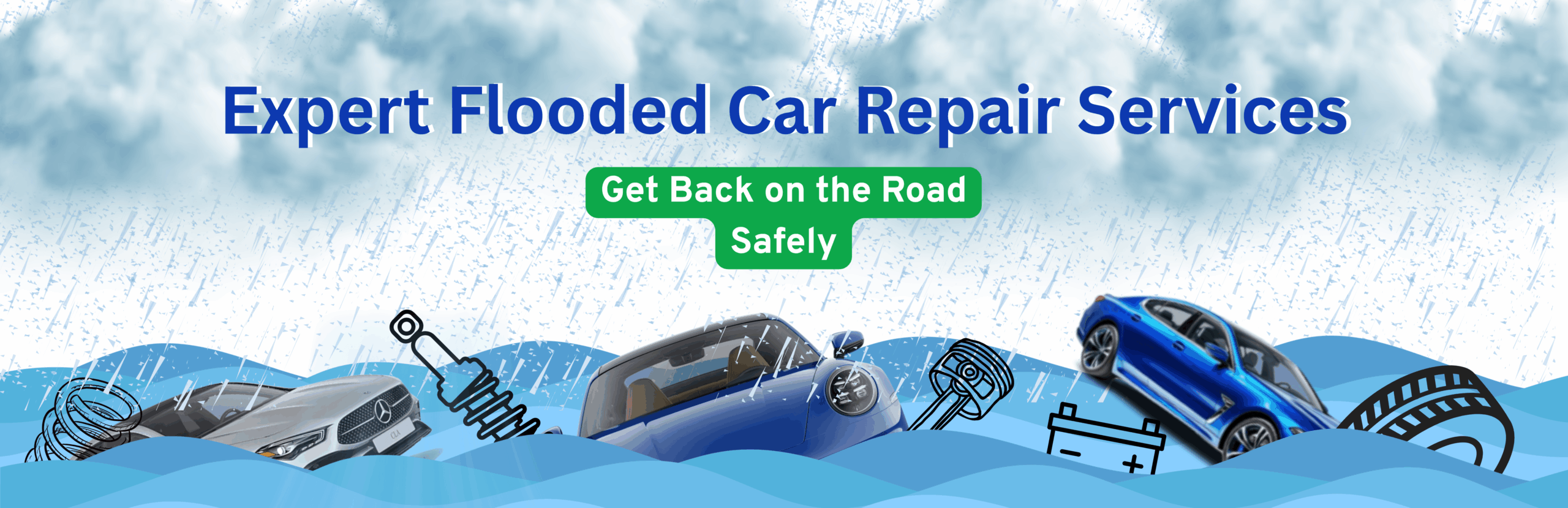 Flood Damaged Engine Repair in Dubai