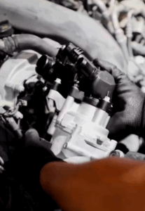 BMW 3 Series 320i after water pump replacement at The Car Lab