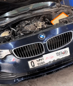 BMW 3 Series 320i engine with water pump replacement at The Car Lab