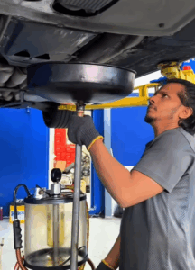 BMW M6 undergoing major service