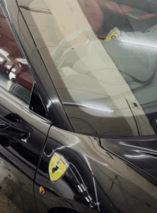 Ferrari 488 GTB windscreen replacement by expert technicians
