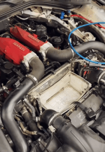 High-performance parts used for Ferrari California T service