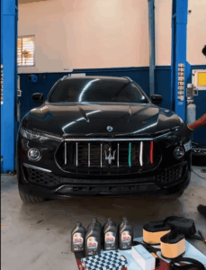 Professional Maserati Levante service at The Car Lab Auto Repair Center in Dubai