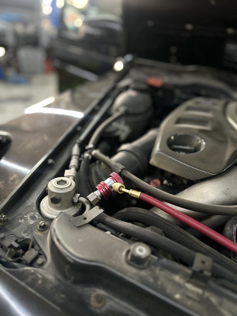 Mercedes G63 AC compressor and cooling system service