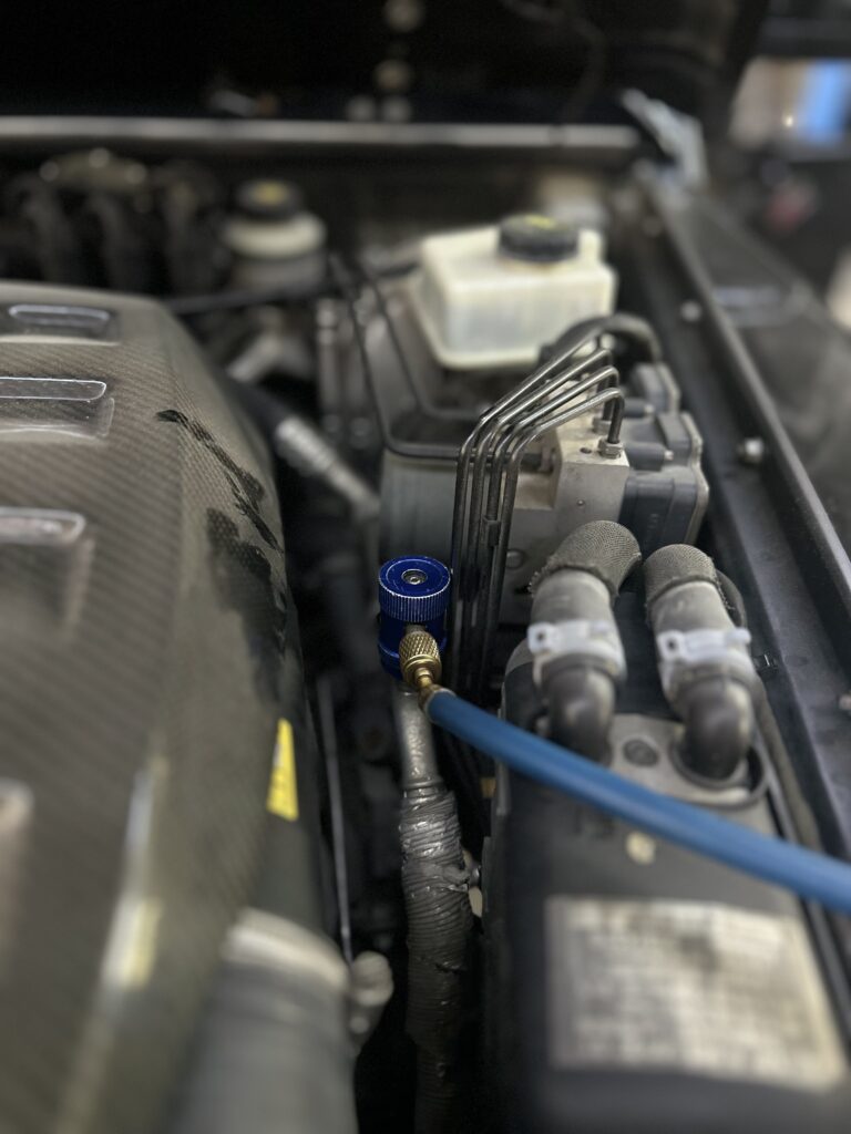 Mercedes G63 AC service and engine bay inspection Dubai