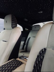 Rolls Royce Wraith luxury interior detailing and restoration Dubai