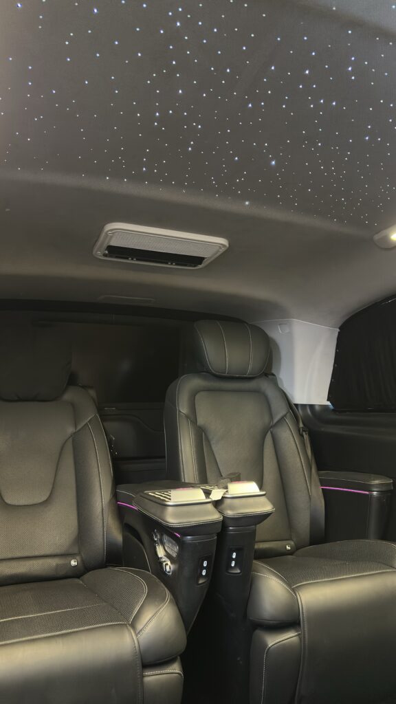 Mercedes Benz V300 rear air conditioning vent installation Dubai