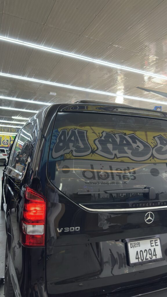Mercedes Benz V300 AC installation service completed in Dubai