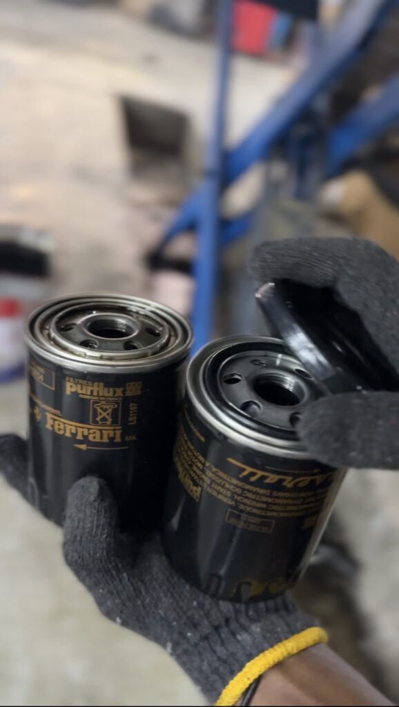 Ferrari Purosangue oil filter replacement service Dubai