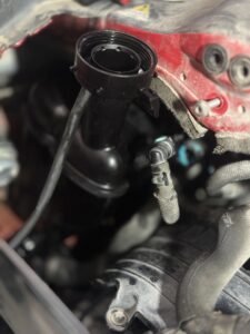 Porsche 911 Carrera coolant tank installation service Dubai