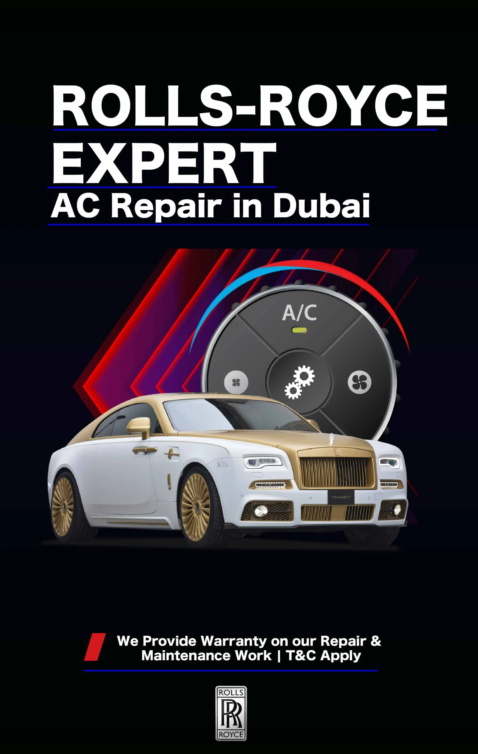 Rolls-Royce AC Repair & Service in Dubai
